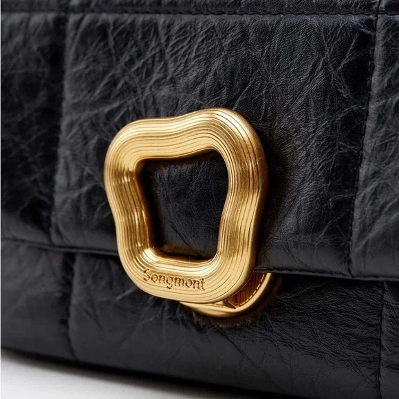 NWT Songmont Black Small Chocolate Bag - Picture 7 of 8